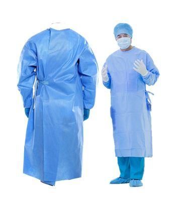 510K En13795 Reinforce Disposable Fabric Manufacturer AAMI Level 4 Surgical Gown