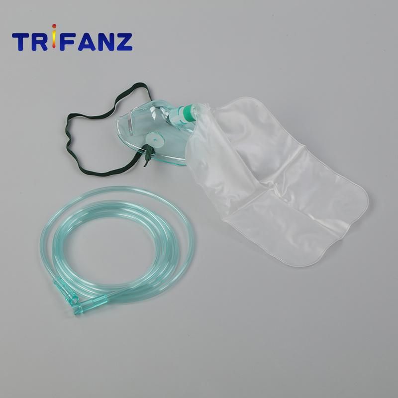 Hospital Disposable Medical Products PVC Venturi Oxygen Mask with Diluters for Neonate Child Adult