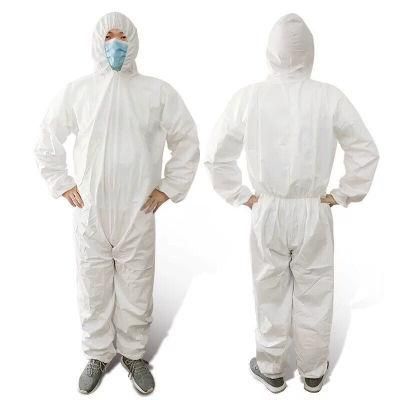 Type 5/6b Disposable New Material White Microporous Coverall