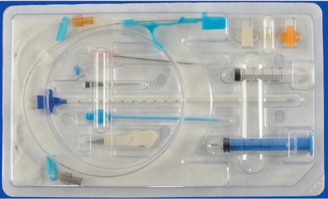Disposable Medical Central Venous Catheter Kit (Triple-lumen)