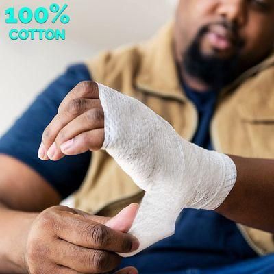 (8 Pack) Sterile Gauze Rolls, Kerlix Type Medical Bandage Fluff Wrap Roll, 100% Cotton, Hospital Grade Quality, Highly Absorbent Wound Care Bandage