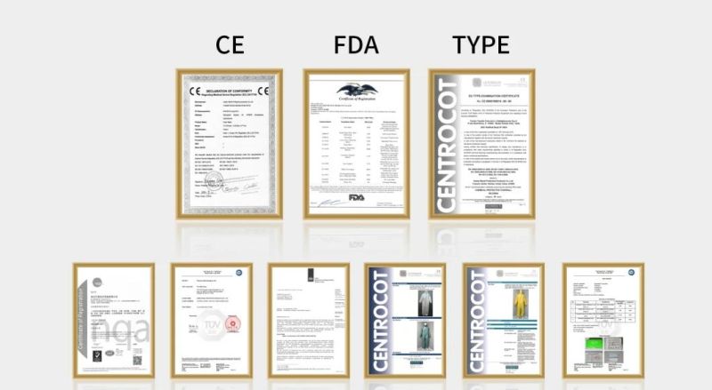 OEM Design Disposable PP/ SMS/Microporous Coverall Suits CE