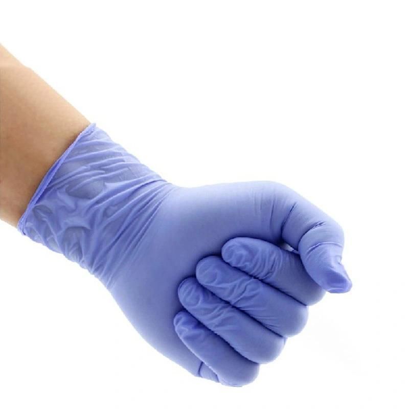 Disposable Nitrile Examination Purple Safety Protective Gloves