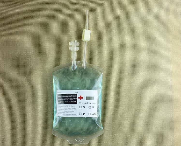 PVC Infusion Bag, Transparent Blood Bag, Beverage Bag, Juice Drink Bag, Milk Bar, Beer Bag, Special Bag, Halloween Blood Bag