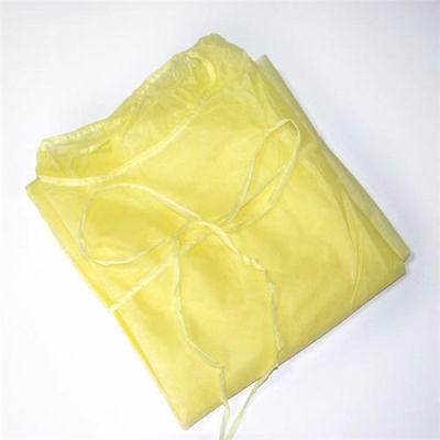 in Stock PP Medical Surgical Isolation Protective Clothing Gown