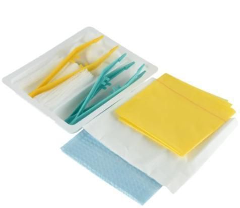 Disposable Dressing Products Sterile Gauze Swab Cotton Ball Dressing Set