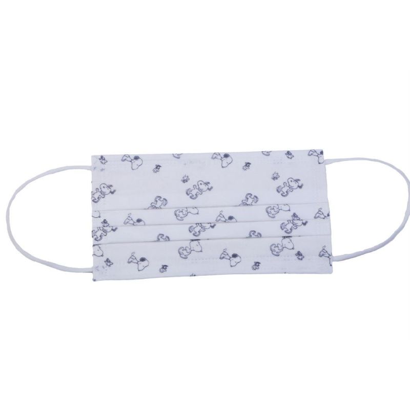 Printed Face Masks Disposable Facial Mask with Customer Logo OEM Acceptable