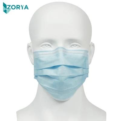 Completely Fit on Both Sides of The Cheek Disposable 3-Ply Surgical Mask