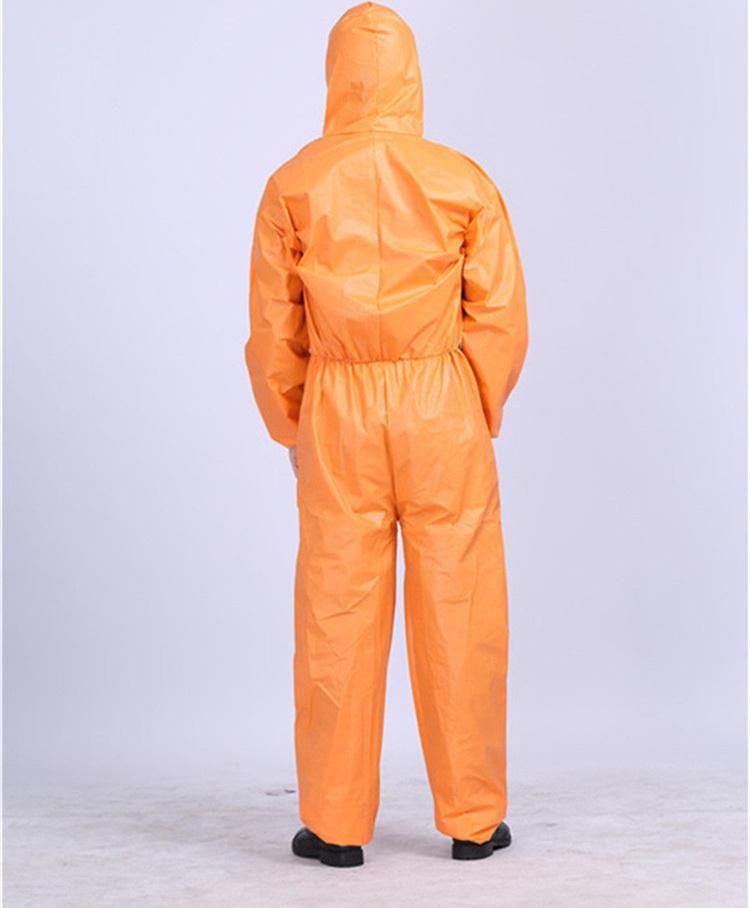 Disposable Nonwoven Protective Coverall Sf Mocroporous with/Without Tap