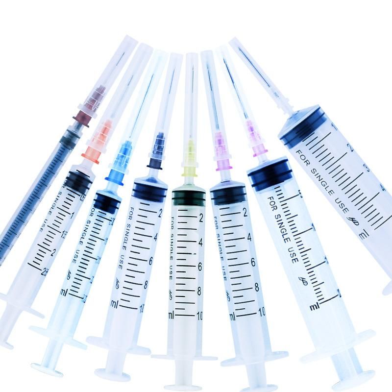 Disposable Medical Syringe Syringe Needle 20ml 12 Gauge Sterile Injection Tube