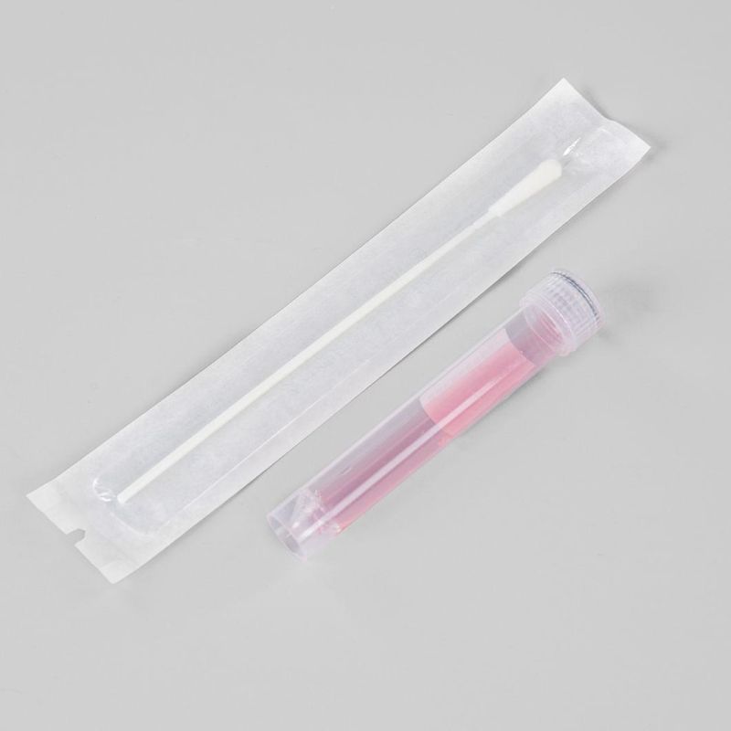 Medical Supply Disposable Sampling Sterile Flocked or Nasal Oropharyngeal Swab with Tube