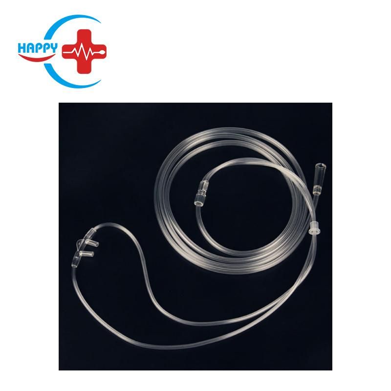 Hc-K075 Medical Colored PVC Nasal Oxygen Cannula for Surgical/Disposable Sterile Nasal Cannula