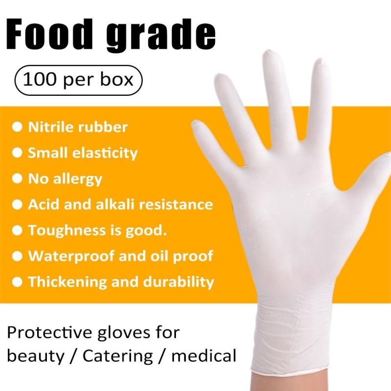 Rubber Powder Free Hospital Medical Grade Disposable Examination Surgical Sterile Latex Gloves