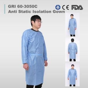 TUV CE &amp; FDA Certificate Disposable Medical Isolation Gown in Stock -Quick Delivery Yellow Non Woven Disposable Isolation Gown PP PE Gown