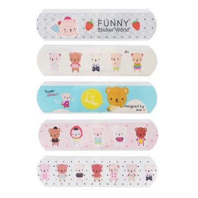 Band Aid Adhesive Bandage Self Wound Strip Plaster Elastic Fabric Self-Adhesive Medical Band Aid