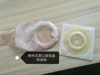 Two 2 Pieces Hydrocolloid Ostomy Bag (artificial anus bag)