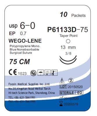 Double Needles Good Quality Polypropylene Suture