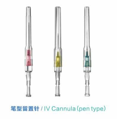 Medical Usage Injection Type I. V. Cannula with Injection Valve