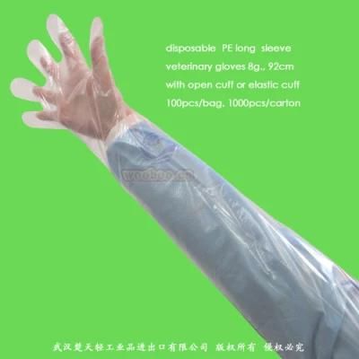Disposable Long Sleeve PE Veterinary Gloves
