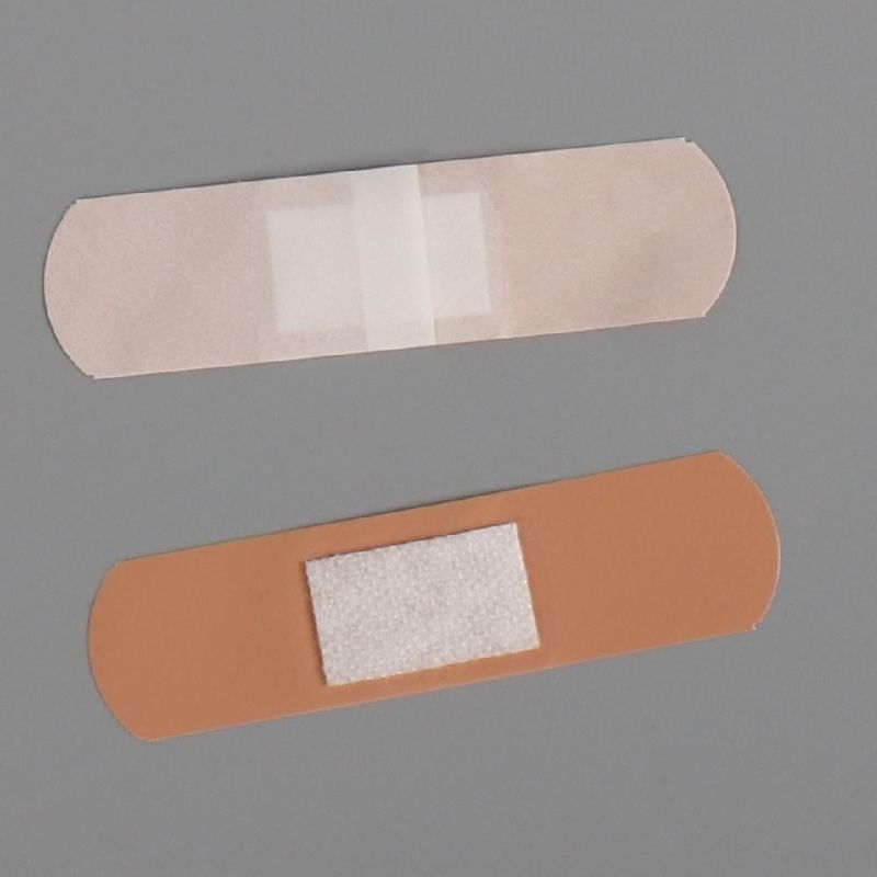 72*19mm Skin Color Breathable Waterproof Plastic PE Wound Dressing First Aid Plaster