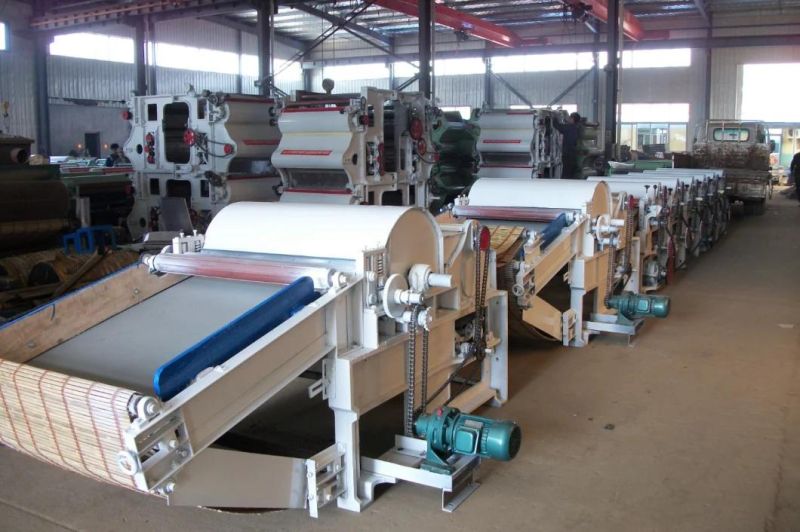 Professional Six Roller Cotton Fabric Textile Waste Recycling Machine for Cotton Spinning
