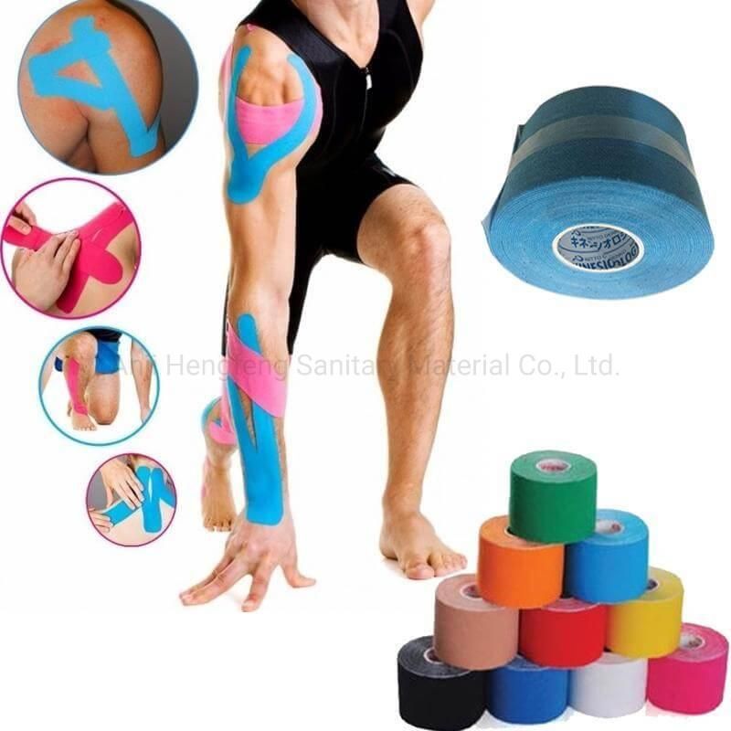 Mdr CE Approved Hypoallergenic Athlete Sports Tape Allowing a Full Range of Motion