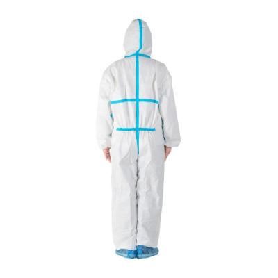 Disposable Coverall Safety Isolation Clothing Medical Suit
