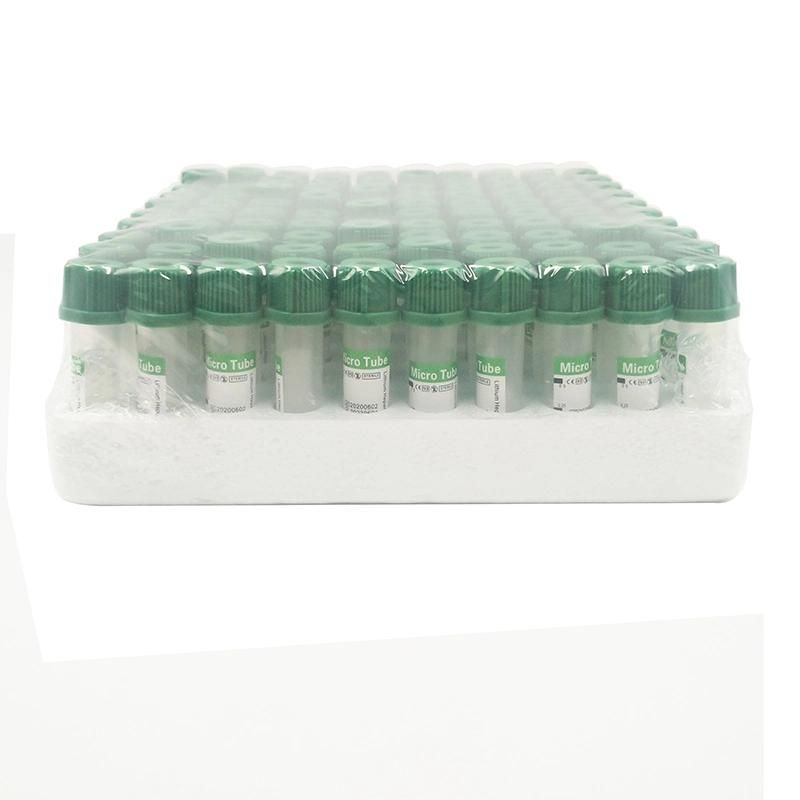 Medical Disposable Mini Blood Collection Tube Micro Plain Blood Collection Tube with Clot Activator Gel & Separation Gel