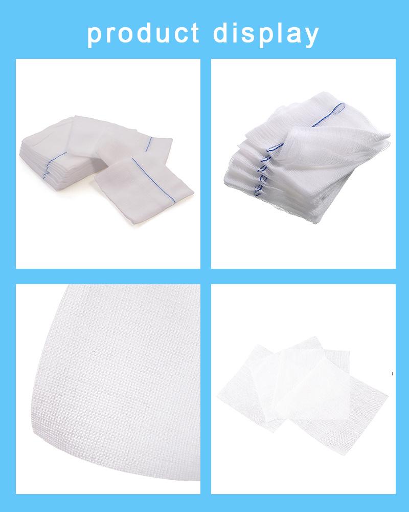 Cotton Gauze Manufacture Medical Absorbent Gauze Swab Cutting