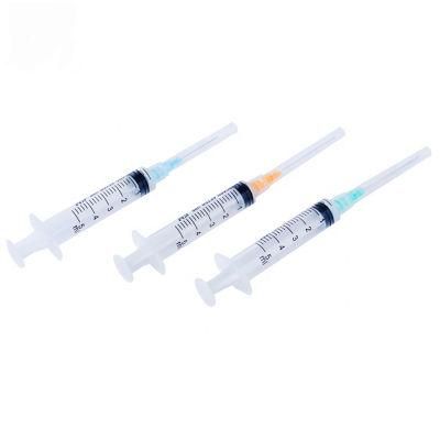 5ml Disposable Luer Lock CE and ISO Approved Syringe Pump Syringe with Needle