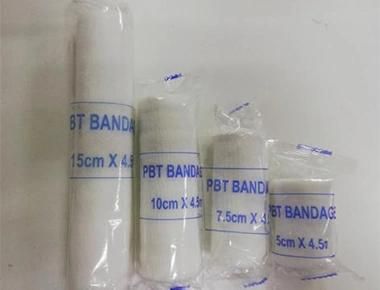 Mdr CE Approved Factory Cheapest Price with Different Size (PBT) White Conforming Bandage