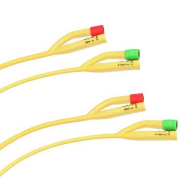 Winmed China Wholesale Tiemann 2-Way Latex Foley Catheter with Balloon
