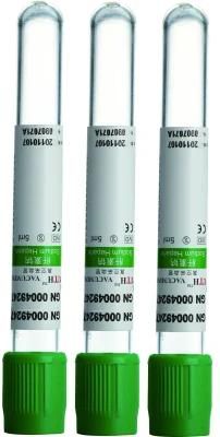 Vacuum Blood Collection Tube, Sodium Heparin Tube, Green Cap with CE, ISO 13485-6ml
