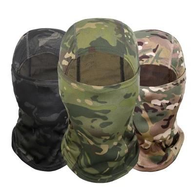 Camouflage Balaclava Hood Ninja Outdoor Cycling Motorcycle Hunting Military Tactical Helmet Liner Gear Full Face Mask