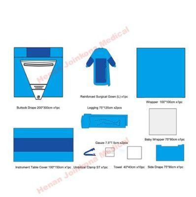 Disposable Medical Surgery Sterile Delivery Surgical Pack B/ Delivery Pack B