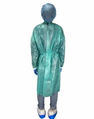 Protective Disposable ICU Pppe Isolation Gown