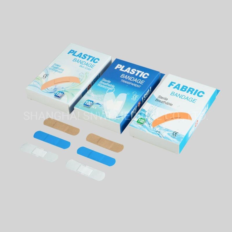 Disposable Customised Print Adhesive Aid Wound Plaster with CE&ISO Certificate