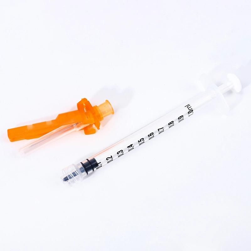 Individual Packing Plastic Disposable Empty Needle Insulin Syringe