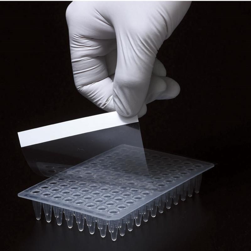 Laboratory Adhesive Microplate 96-Well Reaction PCR Sealing Film Foil for Plate