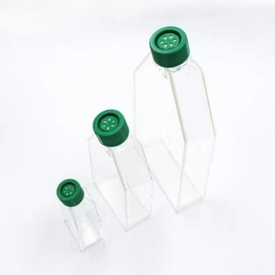 Laboratory Sterile Tc Treated Cell Culture Flask with Seal Cover