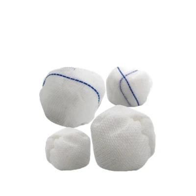 19*15 10cm*10cm Sterile White Color Gauze Ball