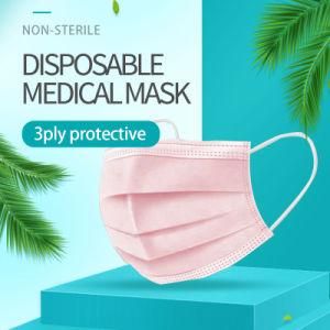CE 3 Ply Face Mask Medical Bfe 95% Disposable Surgical Careta Protectora Face Box Mask Suppliers