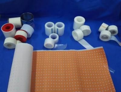 Zinc Oxide Tape Nonwoven Tape Silk Tape Perforated Plaster Tape