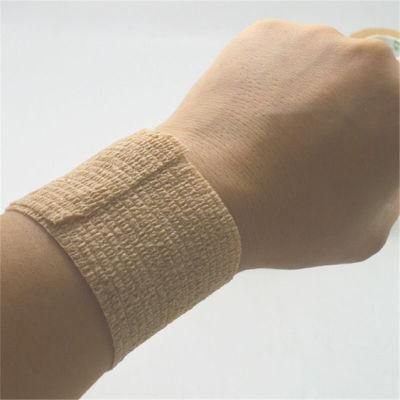 Self-Adherent Cohesive Bandage Medicalwrap Sports Tape for Medicaluse Sports First Aid and Helps Protect Skin