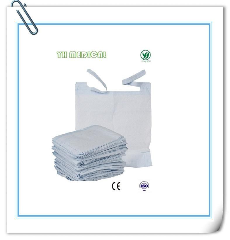 Disposable Protection Bibs for Medical Hospital Area Usage.
