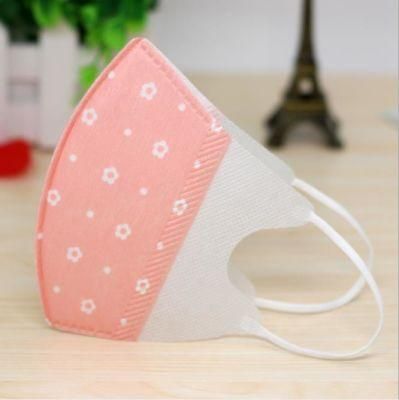 Wholesale Cartoon Spring Infant Disposable Stereo Mask Baby Child Breathable Non-Woven Dust Face Mask for Kids