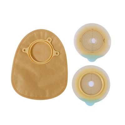 Material Two Piece Ostomy Bag with Seal Clip to Seal Easy to Conceal Soft