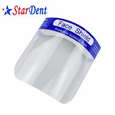 Professional Adjustable Clear Plastic Transparent Protective Face Shield Disposable Plastic Face Shield Manufacturer