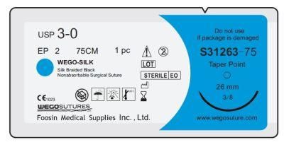 Wego Brand High Quality Silk Sutures