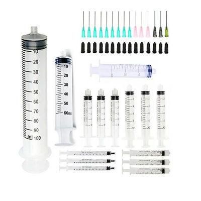 OEM 1ml 2ml 3ml 5ml 10ml 20ml 50ml 60ml Syringe Plastic Disposable Gyringe